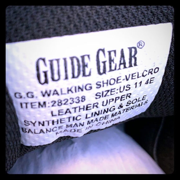 NWT/ NEW Guide Gear Mens Hook & Loop Walking Shoes - Picture 8 of 8